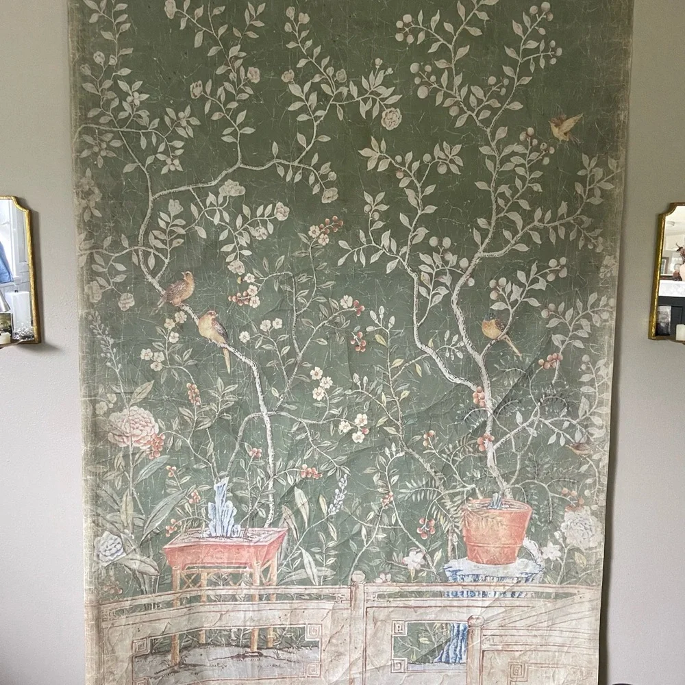 Anthropologie Birds & Potted Tree Tapestry - Picture 5 of 5